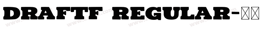 DraftF Regular字体转换